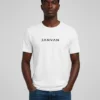 JANVAN white T-shirt with a JANVAN logo in the center.